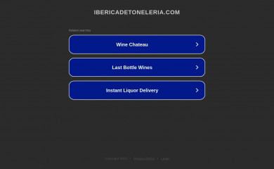 ibericadetoneleria.com screenshot