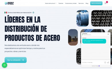 iberosteel.com screenshot