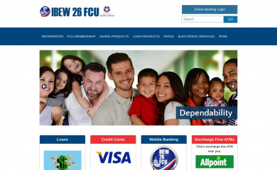 ibew26fcu.com screenshot
