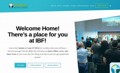 ibf.church screenshot