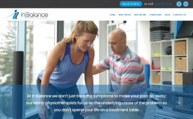 ibphysio.com.au screenshot