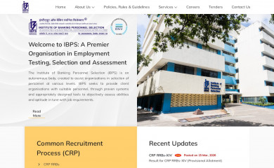 ibps.in screenshot