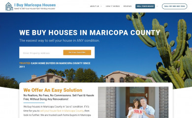 ibuymaricopahouses.com screenshot