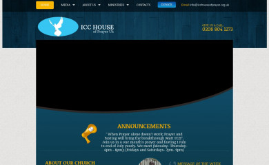 icchouseofprayer.org.uk screenshot