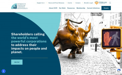 iccr.org screenshot