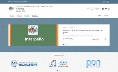 icbucine.edu.it screenshot