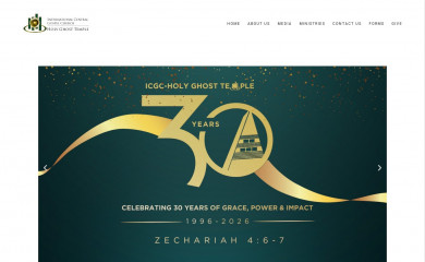 icgcholyghosttemple.org screenshot
