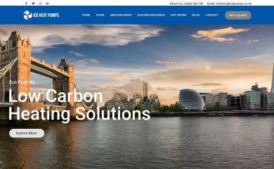 icgheatpumps.co.uk screenshot