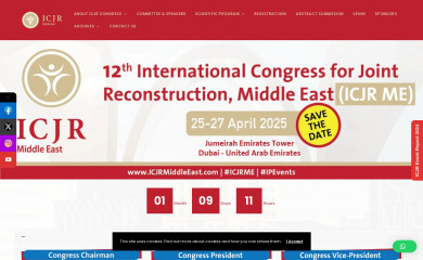 icjrmiddleeast.com screenshot