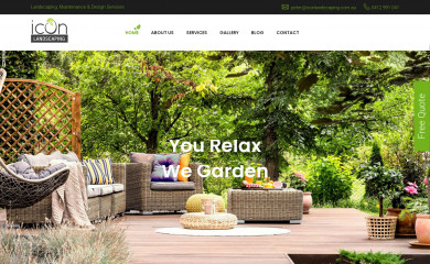 iconlandscaping.com.au screenshot