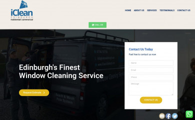 icleanedinburgh.com screenshot