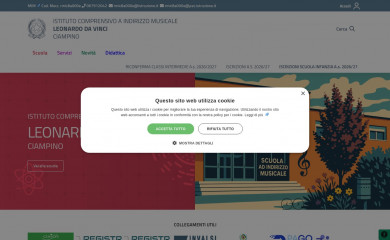 icleonardodavinciciampino.edu.it screenshot