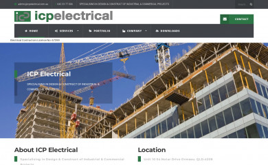 icpelectrical.com.au screenshot