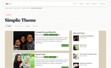 http://www.icynets.com/simplic-theme/ screenshot