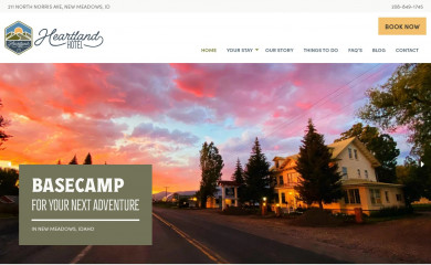 idahoheartlandhotel.com screenshot