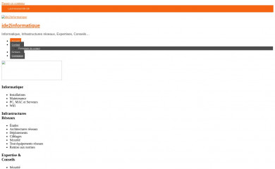 ide2informatique.com screenshot