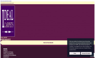idealcarpetsnewent.co.uk screenshot