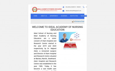 idealacademy.co.in screenshot