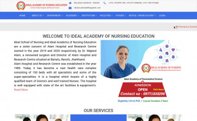 idealacademy.co.in screenshot