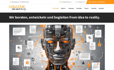 idealizer.ch screenshot