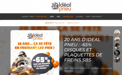 idealpneu.fr screenshot