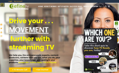 idefinetv.com screenshot