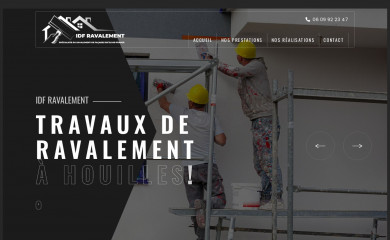 idf-ravalement.fr screenshot