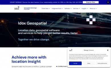 idoxgeospatial.co.uk screenshot