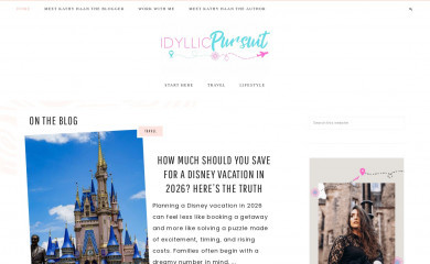 idyllicpursuit.com screenshot