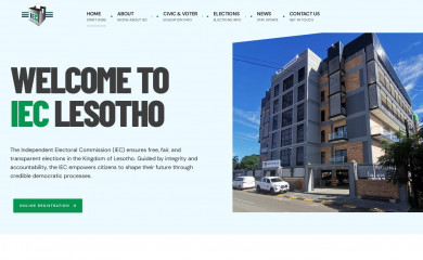 iec.org.ls screenshot