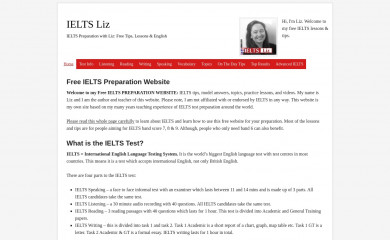 ieltsliz.com screenshot