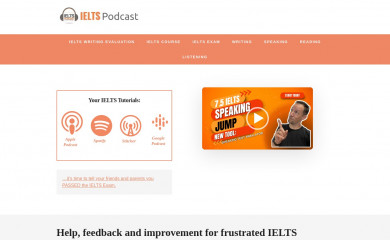 ieltspodcast.com screenshot