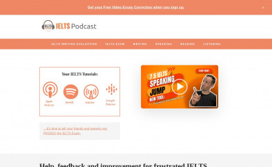 ieltspodcast.com screenshot