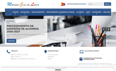 iesmarianojosedelarra.net screenshot