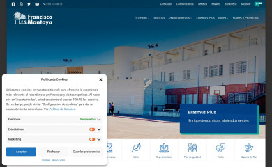 iesfranciscomontoya.com screenshot