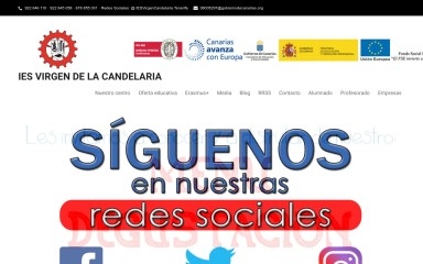 iesvirgendelacandelaria.org screenshot