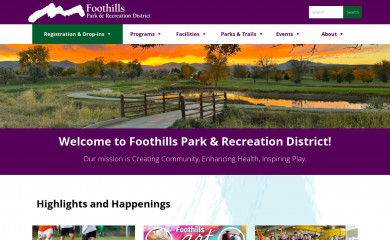 ifoothills.org screenshot