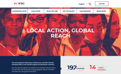 http://ifrc.org screenshot