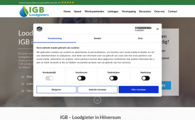 igb-loodgieters.nl screenshot