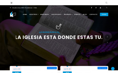 iglesianuevaprovidencia.cl screenshot