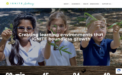 igniteacademy.education screenshot