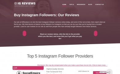 igreviews.org screenshot
