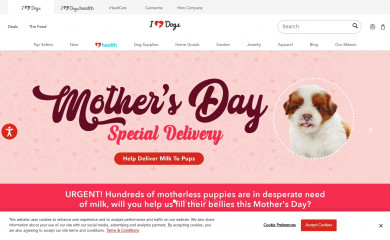 iheartdogs.com screenshot