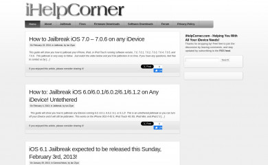 ihelpcorner.com screenshot