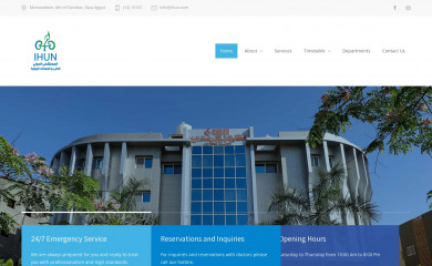 ihun-egypt.com screenshot