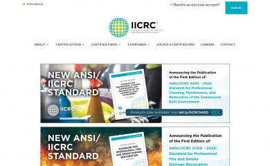 iicrc.org screenshot