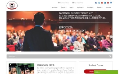 iibms.org screenshot