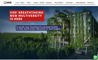 iihs.edu.lk screenshot