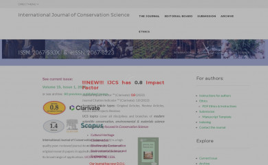 ijcs.ro screenshot