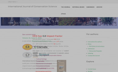 ijcs.ro screenshot